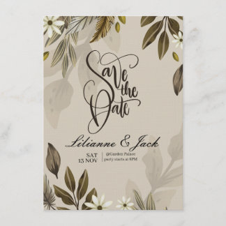 Boho Wedding Invitation