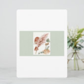 Boho Wedding Invitation | Terracotta Pampas Grass  (Debout devant)