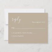 Boho Wedding RSVP-kaart RSVP Kaartje (Voorkant)