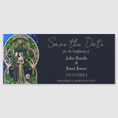 Boho Wedding Save the Date Magnet (Devant)