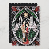 Boho Wedding Uitnodiging (Voorkant / Achterkant)