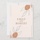 Boho Wedding Uitnodiging (Achterkant)