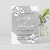 Boho Wedding Uitnodiging (Staand voorkant)