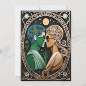 Boho Wedding Uitnodiging (Voorkant)