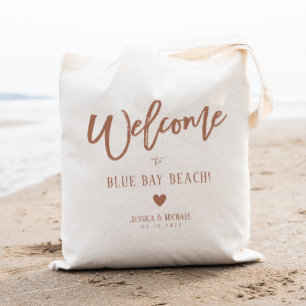 Boho Wedding Welcome Bag Destination Tote Bag
