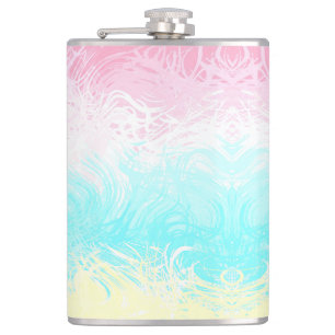 Boho Wervelende Groovy Abstract Genderflux Pride V Heupfles