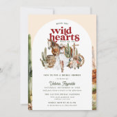 Boho Western Desert | Trouwfeest Uitnodiging (Voorkant)