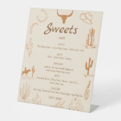 Boho Western mariage doux signe de la barre des de (Recto)