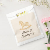 Boho Western Rocking Horse Baby shower Bedankzakje (Gezegeld)