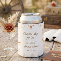 Boho Western Zadel op Cowboy Bruidsdouche