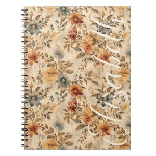 Boho Westerne Bloemen Rustieke Cowgirl Grunge Notitieboek