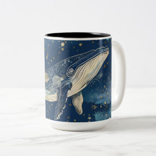 Boho Whale Mandala Mug