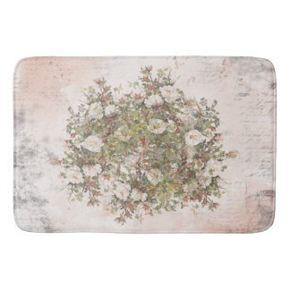 Boho White Rose Badmat