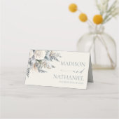 Boho White Rose Bloemen Tuin Tuin Huwelijk (Achterkant)