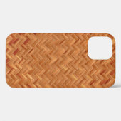 Boho Wicker Rattan Basketweve Case-Mate iPhone Case (Achterkant (horizontaal))