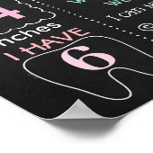 Boho Wild een Indiaanse geboortedag Poster (Hoek)