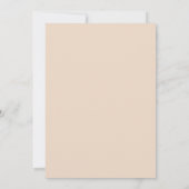 Boho Wild Flowers Enregistrer la carte Date | Mini (Dos)