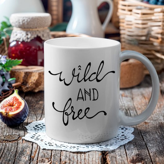 Boho Wild & gratis handlettering Koffiemok