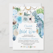 Boho Wild One Drocatcher Birthday Uitnodiging (Voorkant)