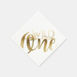 Boho Wild One Eerste verjaardag Servetten
