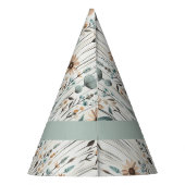 Boho Wildbloemen Feesthoedjes (Achterkant)