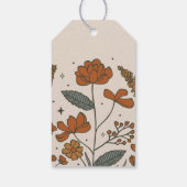 Boho Wildbloemen Gift Label Cadeaulabel (Achterkant)