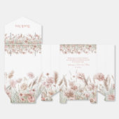 Boho Wilde Bloem Baby Shower Bedankdoosjes (Ongevouwen)