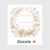 Boho Wilde Bloem Botanische Stickers (Vel)