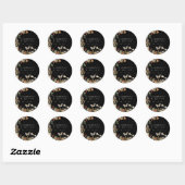 Boho Wilde Bloem Bruiloft Sticker Label (Vel)
