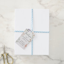 Boho Wilde Bloem Frame Baby Shower Bedankt