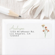 Boho Wilde Bloem Frame Retouradres