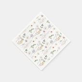 Boho Wilde Bloem Patroon Servet (Hoek)