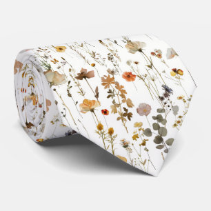 Boho Wilde Bloem Stropdas