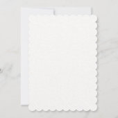 Boho Wilde Bloemen Herfst Krans Loof Baby Shower Kaart (Achterkant)