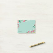 Boho Wilde Bloemen Post-it® Notes (Op bureau)
