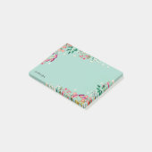 Boho Wilde Bloemen Post-it® Notes (Schuin)