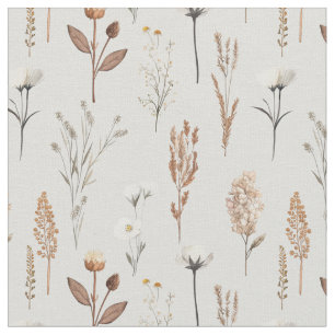 Boho wilde onkruid bloemen rustiek stof