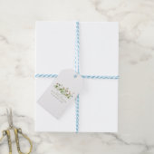 Boho Wildflower Baby shower Cadeaulabel (Met Touw)