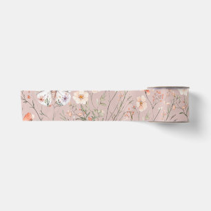 Boho Wildflower Bloemenvlinder Lint