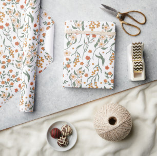 Boho Wildflower Cadeaupapier
