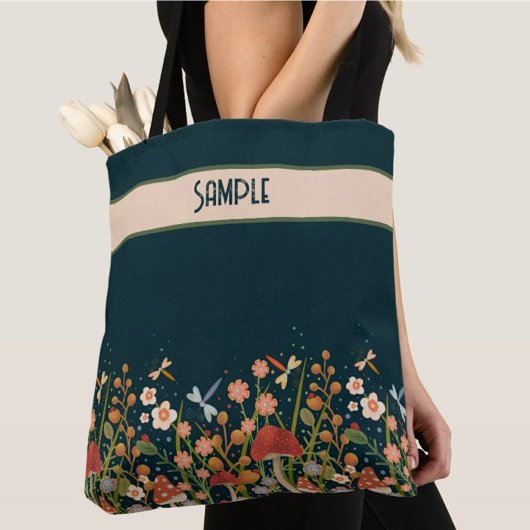 Boho Wildflower Fun Custom Inspirivity tas