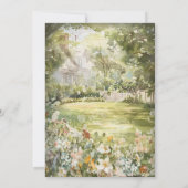 Boho Wildflower Graduation Invitation Garden Party (Dos)