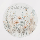 Boho Wildflower Labels (Design 1)