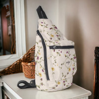 Boho Wildflower Meadow met Monogram