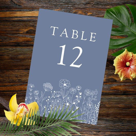 Boho Wildflower Modern Waterverf Wedding Kaart