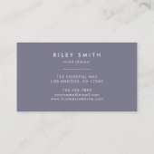 Boho Wildflower Monogram Initiaal R Visitekaartje (Achterkant)