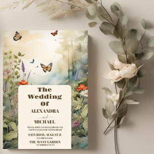 Boho Wildflower Mountain Meadow Kaart
