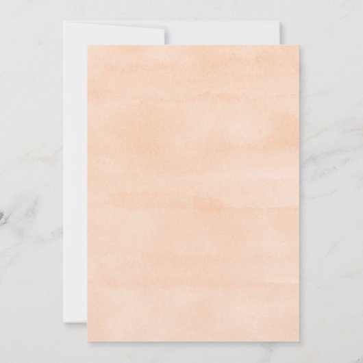 Boho Wildflower Pampas Grass Shower Kaart (Achterkant)