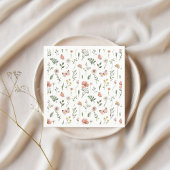 Boho Wildflower Papieren servetten