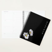 Boho Wildflower Personalized Black Gift for Her Pl (Devant avec enveloppe)